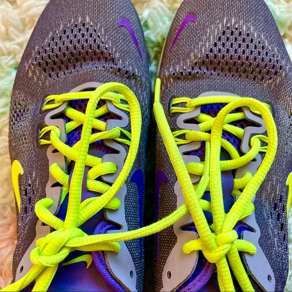 NIKE FREE 5.0 purple & neon green “TR FIT 4” trainers - Picture 2 of 6